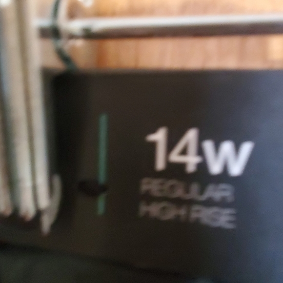 Maurices High Waist Paperbag Green Pants. Sz 14W Reg. Ankle. NWT - Picture 5 of 6